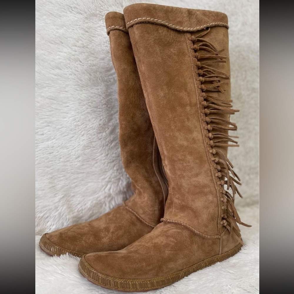 UGG Fringe Riding Boots (1008812) Women’s - Size 10 Like New